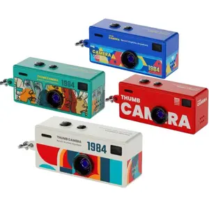 Mini caméra numérique rétro G6 pour enfants, porte-clés, 0,96 pouce, commande au pouce, enregistrement vidéo 1080P, carte mémoire, lampe torche, RoHS - Product Image 2