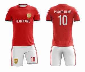 Vente en gros d'uniformes de football personnalisés en usine |   Tenues de football numériques OEM 2026 |   Maillots à manches courtes légers et respirants - Product Image 5