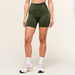 Shorts en coton personnalisés de fabricant d'usine de qualité supérieure Shorts d'entraînement d'été pour femmes - Product Image 1