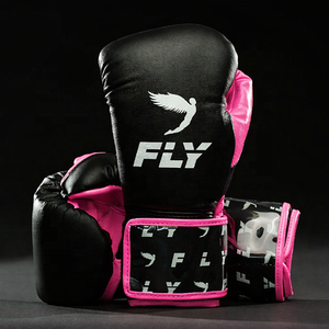 Guantes de Boxeo Personalizados con Diseño Blanco y Negro, Logotipo Personalizado, Cierre de Correa, para Deportes, Gimnasio, Entrenamiento, Artes Marciales Mixtas - Product Image 5