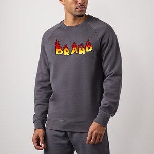 Sudaderas con capucha y Sudadera de manga larga de algodón 100% de Color sólido holgado personalizado para hombre, venta al por mayor, sudadera de primavera para hombre - Product Image 6