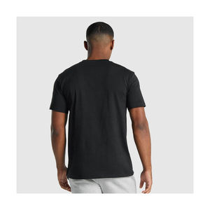 Camiseta de algodón 100% para hombre de estilo caliente para Fitness, cuello de alta calidad, patrón sólido, impresión Digital de punto para comercio exterior - Product Image 5