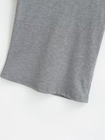 Custom Hoge Kwaliteit Vrouwen Herfst T-Shirts 100% Katoen Slim Fit Ademend Casual Raglan Mouw T-Shirt Met Korte Mouwen Groothandel