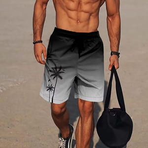 Pantalones cortos informales de verano para hombre de la mejor calidad, cintura elástica cómoda de secado rápido, poliéster transpirable, Spandex, lona de estilo único - Product Image 5