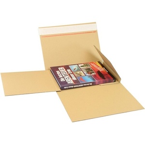 Fundas para Libros con Cierre Drehfix SK 315x230x10-100mm Q.1.20 B A4 Marrón Paquete de 50 - Product Image 1