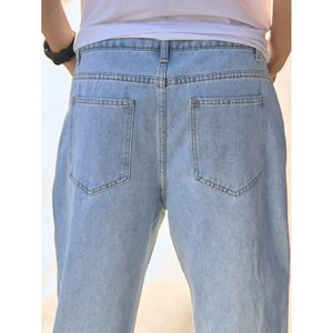 Trending Modern Ice Blue Mens Denim Jeans Eco Friendly Breathable Pant Vintage Style Retro Theme Size 28 to 40 - Product Image 5