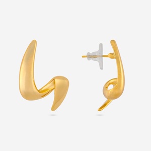 Trendy Vintage Religious <b>Stud</b> Drop <b>Earrings</b> 192656 Model Gold Plated Zinc Alloy Copper Pearl Diamond <b>Emerald</b> Main for Parties - Product Image 4
