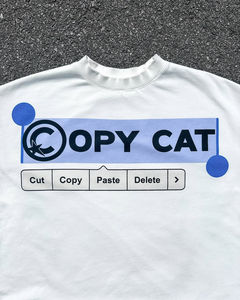 เสื้อยืดแขนสั้นผู้ชายแฟชั่นลำลองใหม่ ผ้าฝ้าย 100% ทอแบบวินเทจ พิมพ์ลายตามสั่ง ทรงหลวม สไตล์ไฮสตรีท - Product Image 3