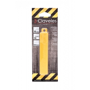 10 lame di ricambio per taglierina da 18 mm. (3 Claveles 00235) - Product Image 2