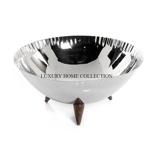 Cuencos para servir de latón rústico con detalles artesanales con acabado antiguo, perfectos para crear una experiencia gastronómica acogedora pero elegante - Product Image 4