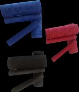 Cubiertas de manillar con calefacción extraíble Bikemaster para bicicletas de carretera y cruceros Cubiertas de agarre de bicicleta de goma - Product Image 1