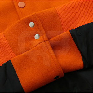 Meilleur prix veste Lettermen de haute qualité style unique personnalisé hiver col montant polaire taille XL caractéristique légère pour les hommes - Product Image 6