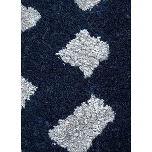 Alfombra de Lana y Viscosa Gris Negro con Diseño Geométrico, Hecha a Mano, para Hogar, Dormitorio, Pasillo - Rectángulo Grande de 10mm para Adolescentes - Taq-400 - Product Image 3