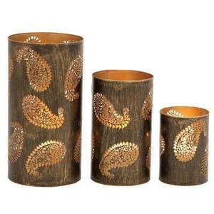 Soporte votivo de luz de té de hierro tradicional artístico con diseño de corte láser cultural para decoraciones festivas ricas en patrimonio - Product Image 6