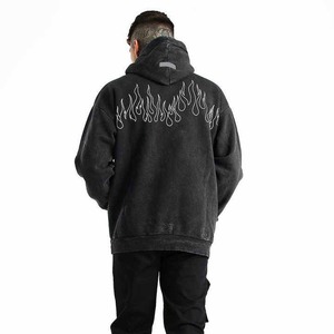 Personnalisé décontracté lavage à l'acide personnalisé hommes lavage à l'acide sweats à capuche vente chaude léger lavage à l'acide à capuche - Product Image 2