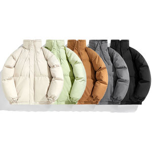 Veste matelassée à capuche personnalisée pour l'hiver avec design à bulles brillantes, logo personnalisé, veste de haute qualité pour homme, écologique et respirante - Product Image 6