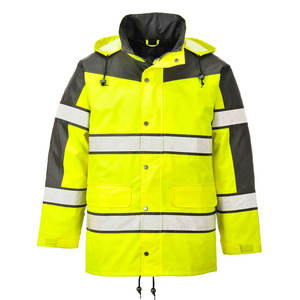 Chaqueta de Seguridad Reflectante de Alta Calidad con Tela de Lona, Transpirable, Cómoda, con Logotipo Personalizado, Protección de Color para Uso Laboral - Product Image 5