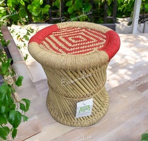 Handmade Eco-Friendly Bamboo <b>Stools</b> Ottomans Sarkanda <b>Stool</b> Side <b>Table</b> For Living Room Garden Bone Inlay Console - Product Image 2
