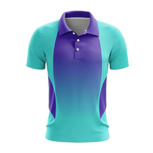 Venta caliente de los hombres de sublimación camisetas transpirables 180 gramos Jersey tela estilo Casual patrón de impresión de alta calidad hecho Pakistán - Product Image 3