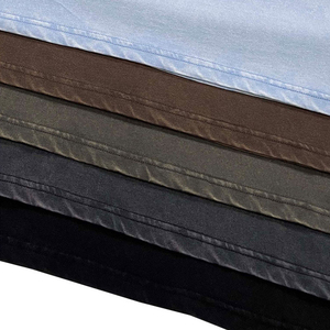 Wholesale Plus Size Men's <b>Hip</b> Hop High Street Solid Acid Wash Breathable 100% Cotton Distressed Oversized T-Shirts - Product Image 6