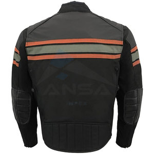 Chaqueta de Motociclista de Malla Negra para Hombre con Protección CE, Chaqueta de Motociclista para Todo Clima, Chaqueta de Motociclista Blindada para Hombre - Product Image 3