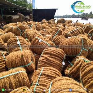 Ficelle de noix de coco naturelle CORDE TORSADÉE Corde de jute Corde de pêche 100-200mm du Vietnam pour de multiples usages - Product Image 5
