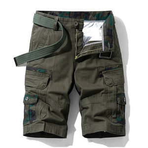 Pantalones Cortos Tácticos Cargo para Hombre 2026, Diseño de Camuflaje, Cintura Media, Cierre de Cremallera, Diseño de Parches, Casuales, para Exteriores, Antiarrugas, 100% Algodón, Talla Grande - Product Image 2