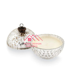 2024 tarro de vela de vidrio transparente de alta venta y vela votiva para decoración del hogar y decoración navideña vela votiva con tapa - Product Image 3