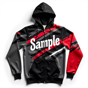 Sudadera Personalizada de Estilo Urbano para Hombre, Holgada, Resistente, Sublimada, 100% Poliéster, Capa Básica de Algodón Mezclado - Product Image 2