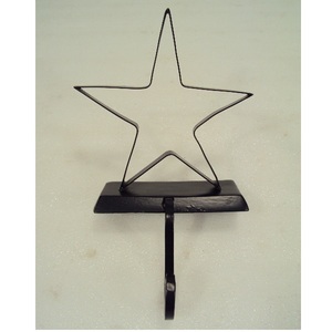 Wall Decor Wooden Bird With Metal <b>Stocking</b> <b>Holder</b> For Christmas Wall Mounted Decorative - Product Image 5