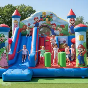 Super Mario - Parque Infantil Inflable Grande para Exteriores, Equipo de Entretenimiento - Product Image 2