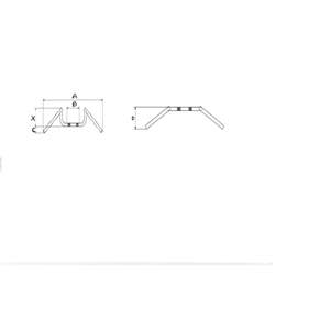 Guidon chromé Tommaselli Condor pour motos Cafe Racer, diamètre 22 mm - Product Image 2