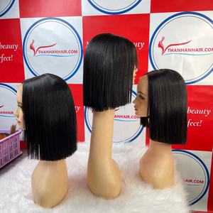 Producto caliente Color hueso peluca recta pelo 100% pelucas de cabello humano vietnamita encaje frontal virgen cutícula alineada - Product Image 5