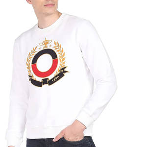 Sweat-shirts pour hommes de haute qualité avec broderie de logo personnalisée, prix de gros, fabriqués au Pakistan, design doublé, motif imprimé - Product Image 5