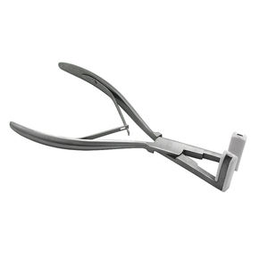 High Quality Custom Logo Stainless Steel Microlink Pliers for Hair Extensions | <b>Tape</b>-In Hair Extensions Installation Tool - Product Image 5