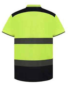 Camisa reflectante con logotipo personalizado para hombre, camisa reflectante de seguridad de alta visibilidad, ropa de trabajo de alta visibilidad, Media manga, Polo personalizado 2025 para hombre - Product Image 2