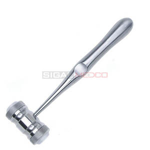 Haute qualité 7.5 pouces allemand en acier inoxydable manuel vétérinaire orthopédique marteau chirurgical os dur levage Medic Instruments - Product Image 5