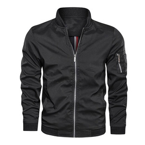 Dernier design, veste bomber pour homme de haute qualité, personnalisée, streetwear, imperméable, réversible, devant à col montant, vente en gros, nouveau design - Product Image 5