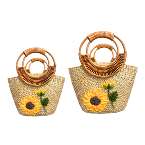 ถุงผักตบชวาธรรมชาติสำหรับคนรักแฟชั่นยุโรปอย่างยั่งยืน - Product Image 1