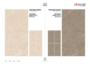 Carreaux en porcelaine effet pierre design 600x1200mm, finition texturée lisse, intérieurs modernes et luxueux - Product Image 5