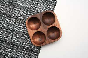 ถาดไข่แบบชนบทที่ใส่ไข่ทำจากไม้ใช้ในตู้เย็นห้องครัวหรือวางบนเคาน์เตอร์สำหรับจัดแสดงหรือจัดเก็บเพื่อทำความสะอาดง่าย - Product Image 3