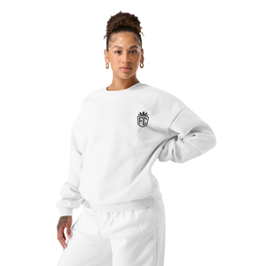 Sweat-shirt à col rond en molleton pour femme, coupe décontractée, intérieur doux, confortable, vêtements de détente décontractés pour un usage quotidien - Product Image 2