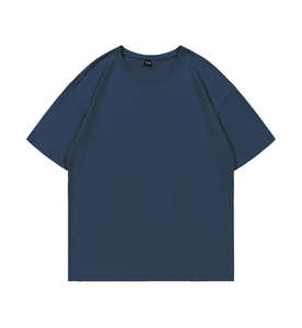 Camisetas para hombre, ropa de calle de fabricante personalizado, camisetas de gran tamaño con cuello redondo, camisetas de algodón de peso pesado para hombre - Product Image 5