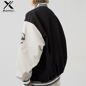 Women's 100% Polyester Varsity Jacket Waterproof Windproof <b>Quilted</b> Cotton Filling Custom Embroidery Printed Canvas Reversible - Product Image 5
