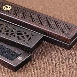Soporte de Incienso de Madera Negra, Caja de Quemador de Incienso, Compatible con Home Office C, 1 Unidad - Product Image 5