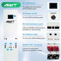 Baterai LiFePO4 Sef-pickup PL Stock Vertical 15KW 16KW 8000 Cycle 51.2V 280AH 314Ah dengan BMS JK 200A Paket Baterai Surya