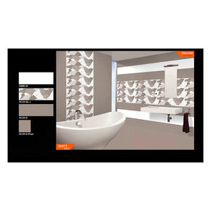 Venta al por mayor moderno 300X900mm brillante porcelana azulejos lujo mármol esmaltado cerámica Carreaux De Sol 30X90cm para sala de estar - Product Image 1