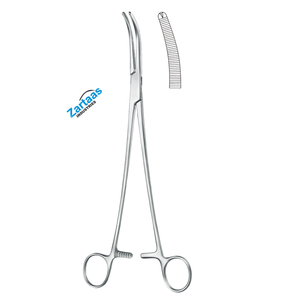 คีมสำหรับผ่าตัดหลอดเลือดแดง Wertheim สแตนเลส1x2Teeth 24ซม. เครื่องมือผ่าตัด - Product Image 5