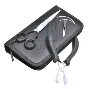 ชุดเครื่องมือต่อผมเคราตินขนาดเล็กพร้อมคีมสีดำและสีขาว - Product Image 1