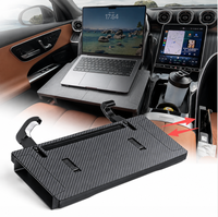 Tablette de volant 2-en-1 pour voiture, support d'ordinateur portable, organisateur de vide-espaces de siège universel pour voitures, camions, VTT, UTV, noir, vente en gros